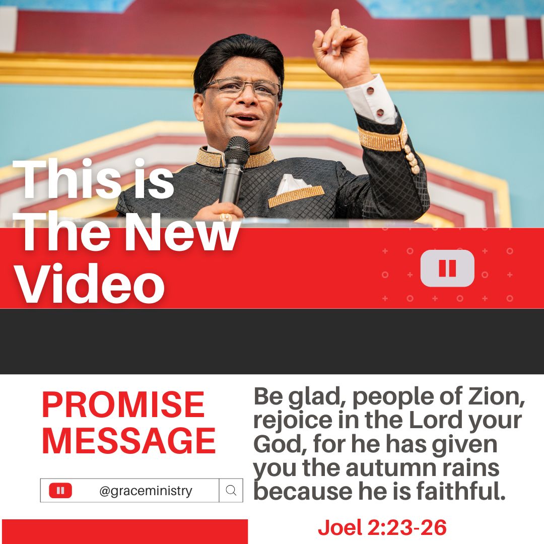 Join us for the Grace Ministry Promise Message 2025, streaming live on YouTube! Dive into the latest revelations and prophetic insights shared by Bro. Andrew Richard about what to expect in this year 2025. 